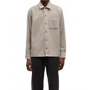 NEW SAMSOE sadamon jj overshirt in elephant skin
